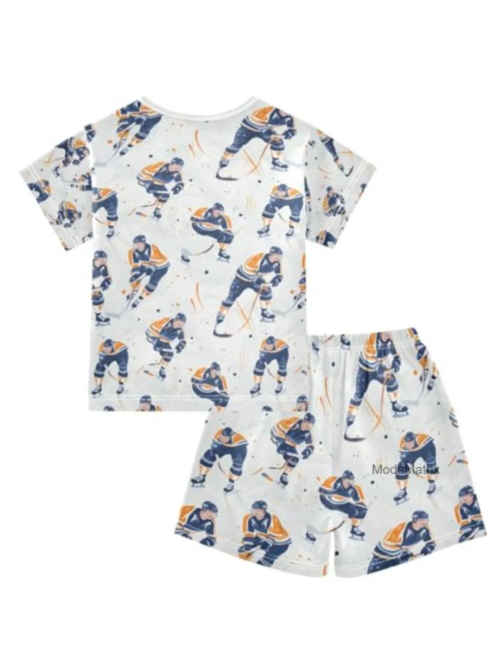 Cotton High Cows Print Summer Pajama Set 2 Piece